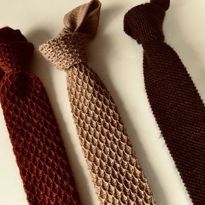 Slim/Skinny Men's Wool/Mohair/Alpaca Vintage Ties